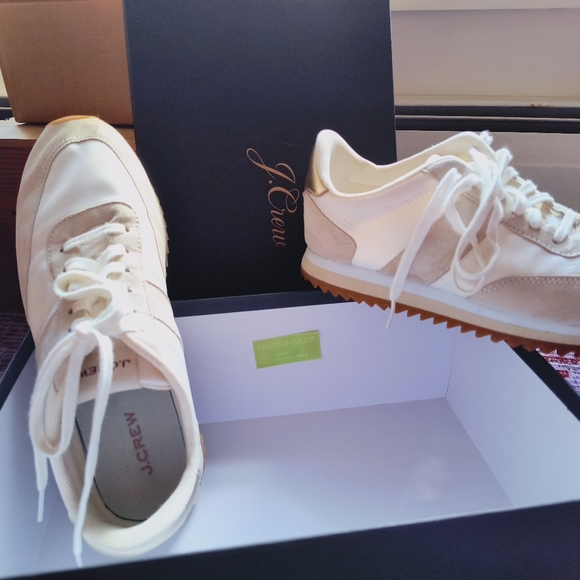 JCrew Canvas & Leather with Gold Metallic - Picture 4 of 9